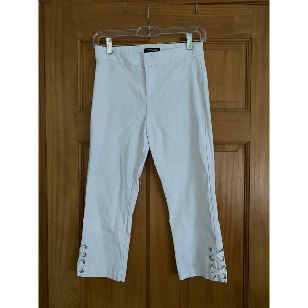 White Stretchy Capris